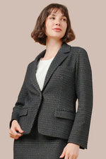 Lame Jacquard:Tailored Jacket