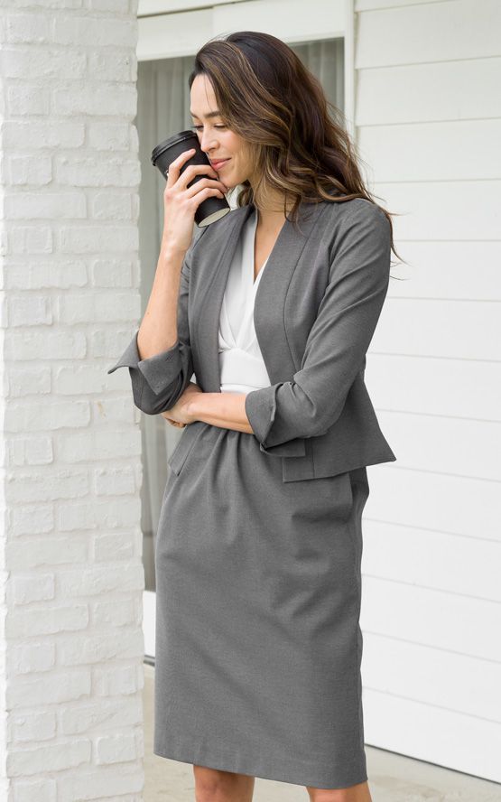 Light Gray X Gray Shell Dress