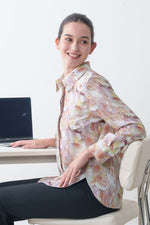 Stretch Georgette: Womanhood Front Fly Shirt