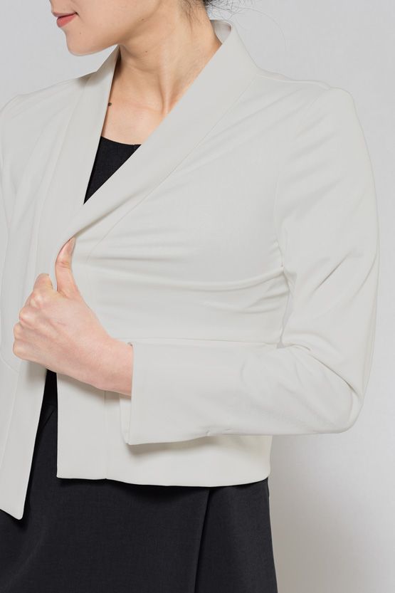 Ice Grey Bolero Jacket