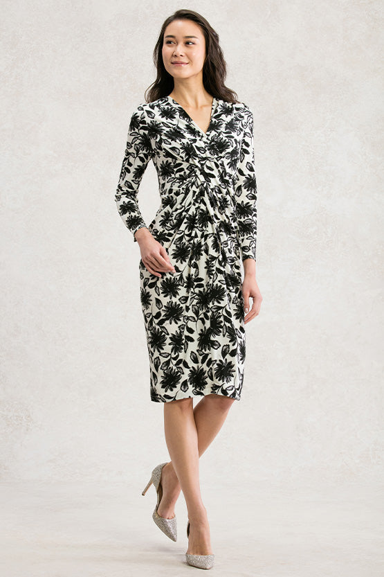 Black Gerbera Venus Dress