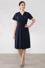 Body Shape Correction: Navy Marilyn Dress