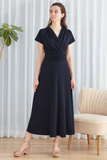 Long Length: Navy Long Marilyn Dress