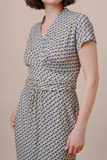 Stretch Jersey: Stretch Jersey Prism Shell Dress
