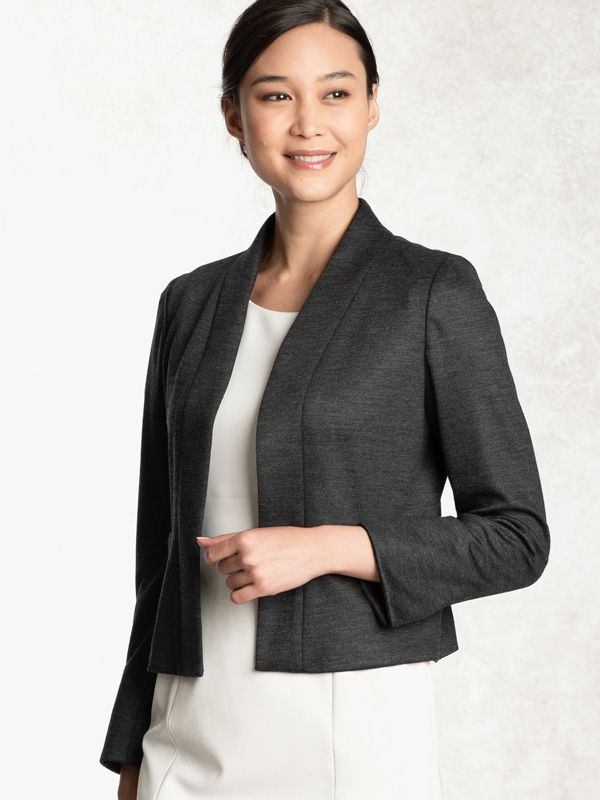 Setup: Charcoal Gray Bolero Jacket