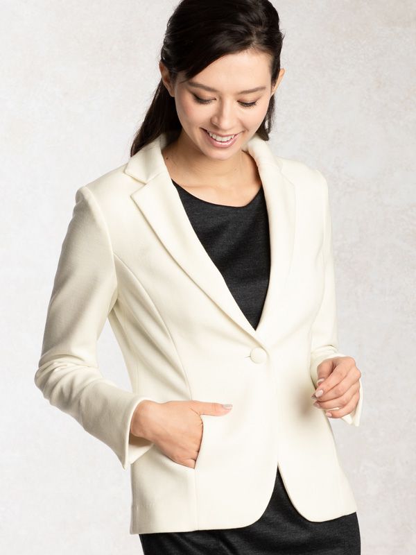 Setup: Pure White Tailored Jacket