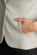 Light Gray Tailored Jacket