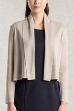 Cream Beige Kanazawa Short Cardigan
