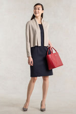 Cream Beige Kanazawa Short Cardigan