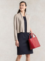 Cream Beige Kanazawa Short Cardigan