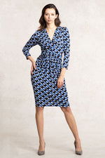 Blue Aztec Venus Dress