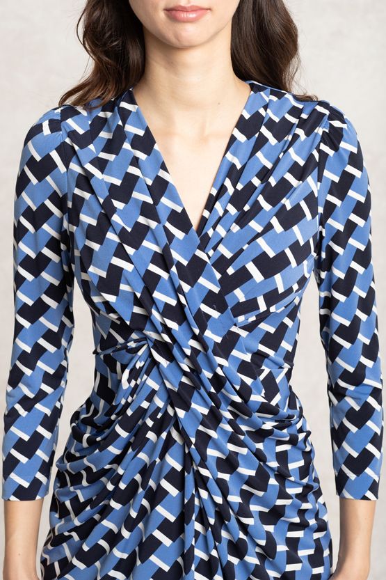 Blue Aztec Venus Dress