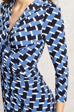 Blue Aztec Venus Dress