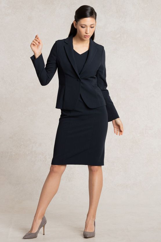 All-Season / No Lining: Navy Tailored Jacket