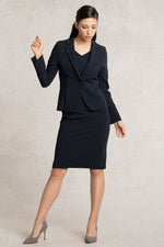 All-Season / No Lining: Navy Tailored Jacket