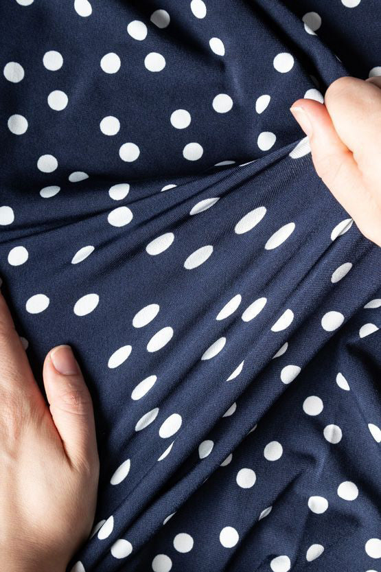 Navy Dot Daily Dress