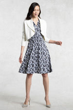 Optical Gray Marilyn Dress
