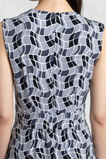 Optical Gray Marilyn Dress