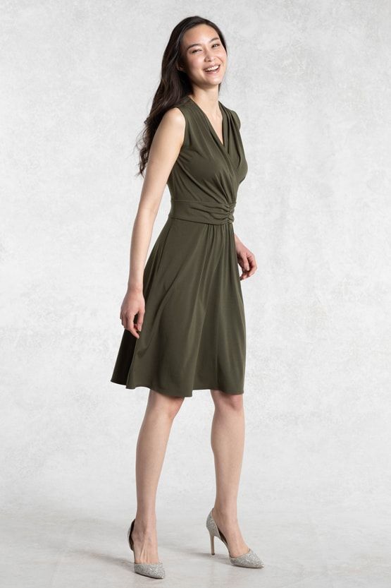 Khaki Marilyn Dress