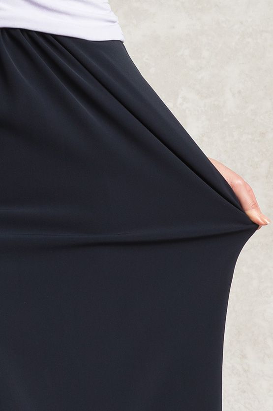All-Season Material: Lavender X Navy Docking Shell Dress