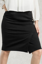 Black Wrap Skirt