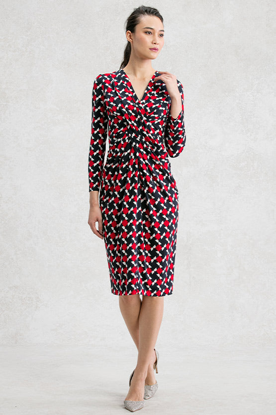 Red Pinwheel Venus Dress