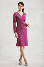 Victory Pink Side Gather Dress