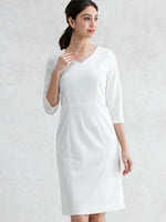 White I-Line Dress