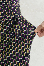 Reproduction / Long Length: Purple Yacht Marilyn Dress