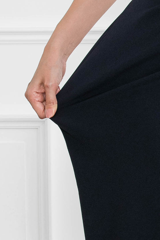 Body Shape Correction: Navy Daily Dress