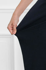 Body Shape Correction: Navy Daily Dress