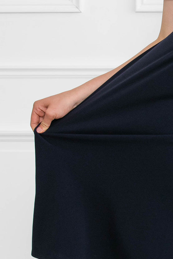Body Shape Correction: Navy Marilyn Dress