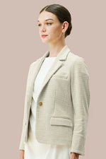 Lame Jacquard:Tailored Jacket