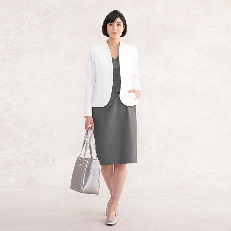 Wear the beautiful, dignified white without any pretense