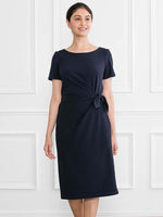 Body Shape Correction: Navy Daily Dress