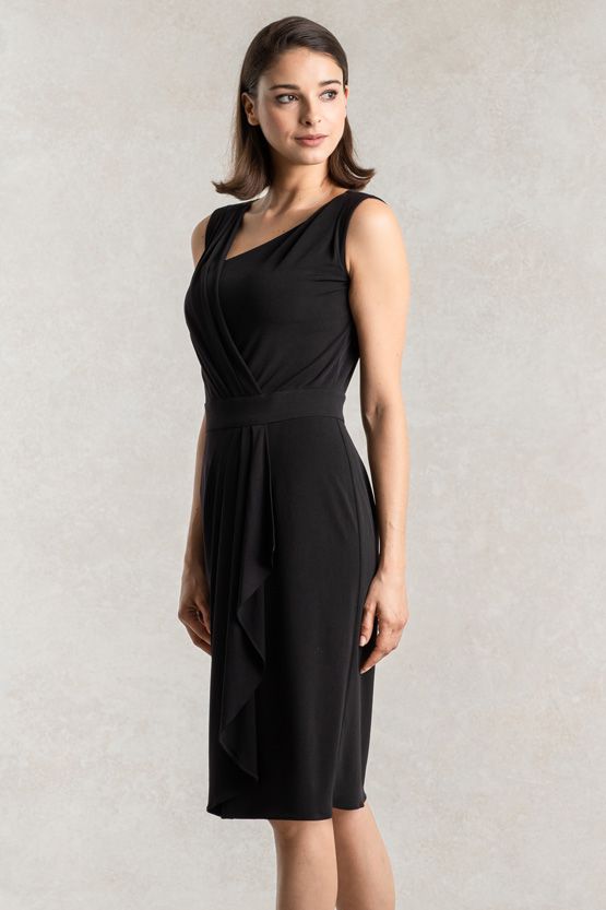 Black Drape Dress