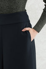 Long Length: Navy Bias Long Skirt