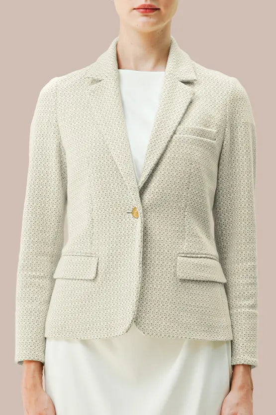 Lame Jacquard:Tailored Jacket