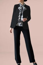 Smart Stretch:Black No-Curl Long Jacket