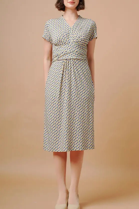 Stretch Jersey: Stretch Jersey Prism Shell Dress