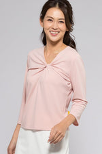 Strawberry Macaron Twist Top
