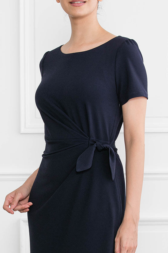 Body Shape Correction: Navy Daily Dress
