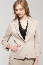 Beige Tailored Jacket