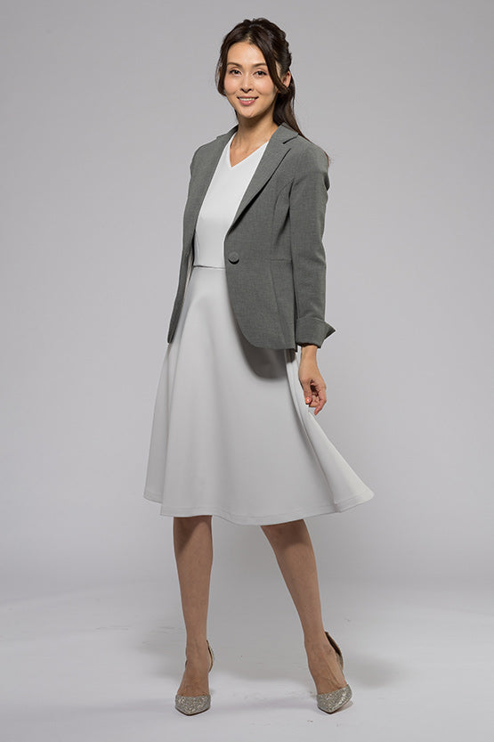 Light Grey Future Flare Dress