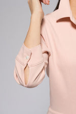 Baby Pink Shirt Dress