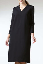 Space Material: Navy Sack Dress
