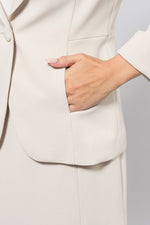 Beige Tailored Jacket