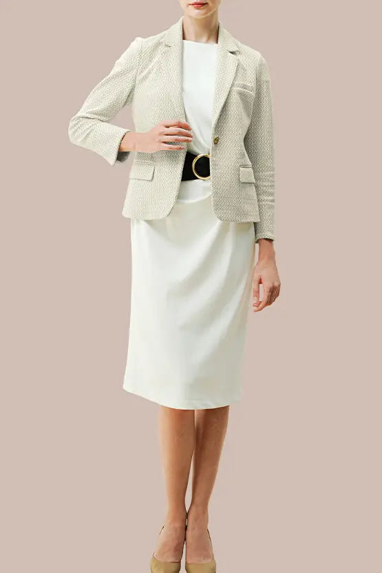 Lame Jacquard:Tailored Jacket