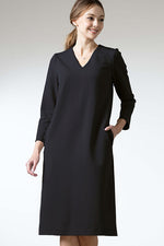 Space Material: Navy Sack Dress