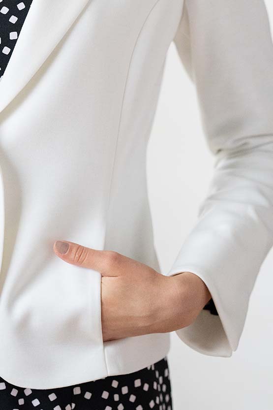 White Tailored Jacket